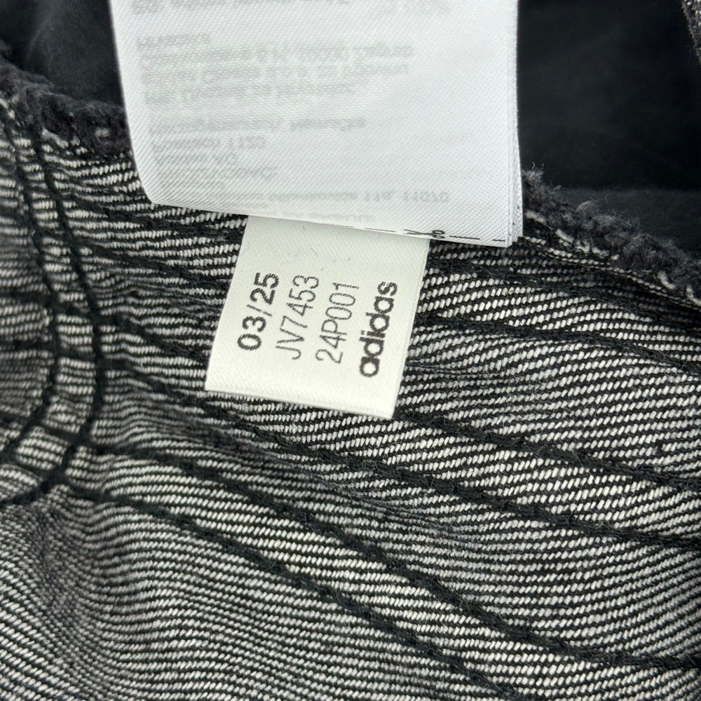 Adidas Y2K Pants Women Size 26/30‎ Black Originals Adicolor Denim Adilenium New - Picture 10 of 15